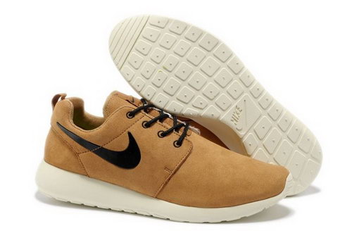 For Sale Nike Roshe Mens Running Shoes Wool Skin Online Brown White Outlet Store
